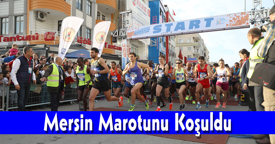 Mersin Maratonu Koşuldu