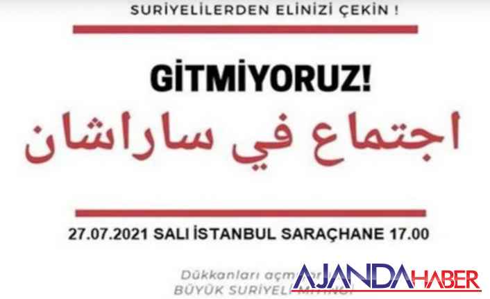 Suriyelilere ilgili yalan "gitmiyoruz"