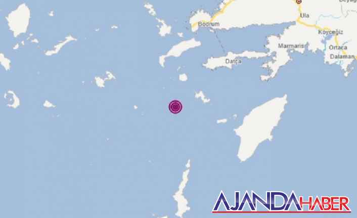 Datça'da 4.5 büyüklüğünde deprem oldu