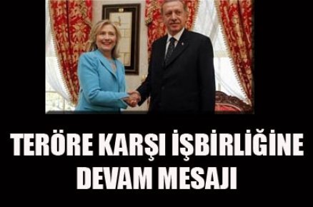 Başbakan Erdoğan Clinton'ı kabul etti