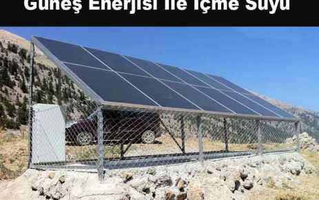 Güneş Enerjisi İle İçme Suyu