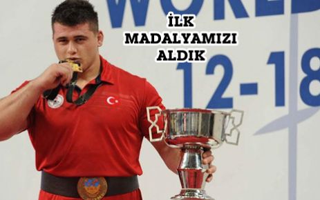 İlk madalyamızı aldık