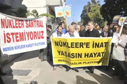 Mersin'de Sağlıkçılardan Nükleer Santral Tepkisi   