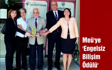 Meü'ye  'Engelsiz  Bilişim  Ödülü'