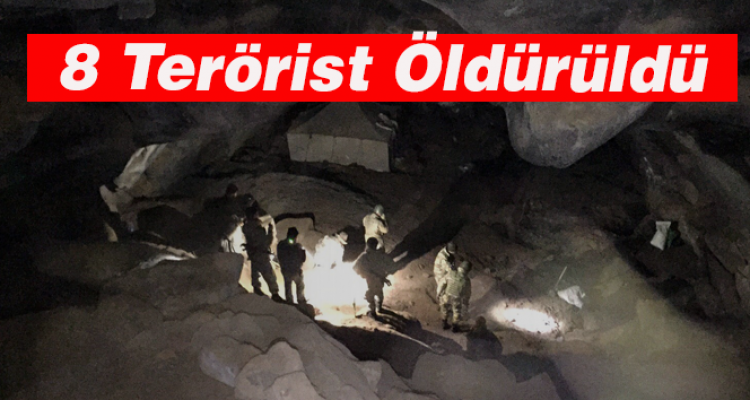 Şırnak'ta 8 Terörist Öldürüldü