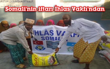 Somali'nin iftarı İhlas Vakfı'ndan