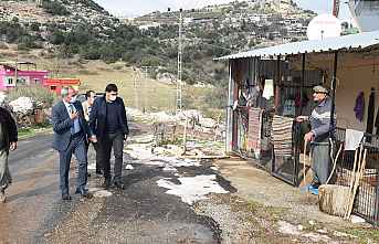 Bozdoğan, dolunun verdiği zararı yerinde inceledi