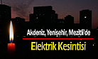 Cumartesi Elektrik Kesintisi