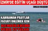 İzmir'de eğitim uçağı düştü