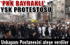 'PKK bayraklı' YSK protestosu 